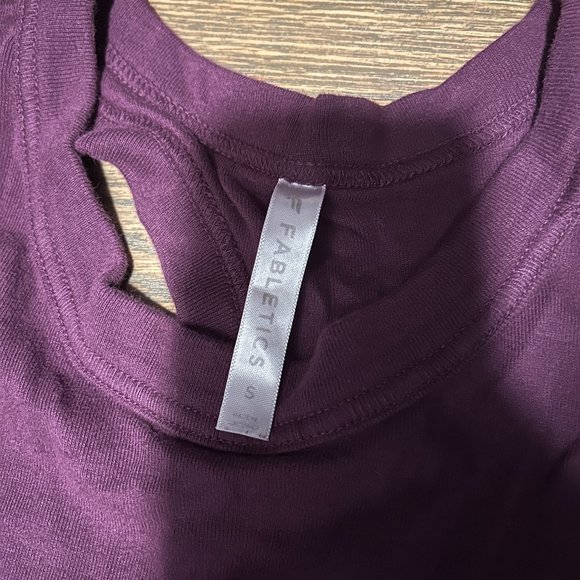 Fabletics Purple Racerback Tank Top - Picture 2 of 3